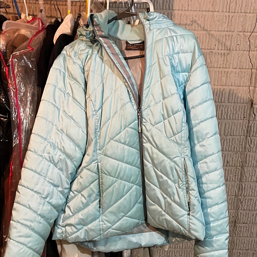 Tek Gear Sky Blue Women's Puffer Jacket